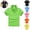 Light Green, variant on Mfakffe Boys Girls Polo Shirts Summer Back To School School Uniform Short Sleeve Golf T Shirts Casual Collared Shirt