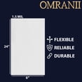 thumbnail image 2 of Multiple Sizes Clear Flat Poly Bags - 6"x24" & (100 Bags) 1.5Mil Flat Open Top Plastic Packaging Packing | Flexible and Durable Plastic Bags | Low-Density Polyethylene (LDPE), 2 of 6
