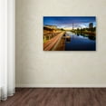 thumbnail image 4 of Trademark Fine Art "Blue Hour in Paris" Canvas Art by Mathieu Rivrin, 4 of 4