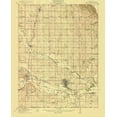 thumbnail image 2 of USGS 20x24 Black Ornate Wood Framed with Double Matting Museum Art Print Titled - Falls City Nebraska Quad - USGS 1915, 2 of 4