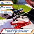 thumbnail image 4 of Kit de emergencia para coche FIRST SECURE con compresor de aire, cables de conexión, primeros auxilios, correa de remolque, indicador de neumáticos y faro, 4 of 9