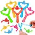 thumbnail image 1 of 5 piezas de juguete Mini dedo de goma juego de caca voladora juguete elástico complicado para niños y adultos, broma para aliviar el estrés fiesta de regalo blando, 1 of 5