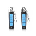 thumbnail image 2 of Langgg 2 Pieces ABS Garage Door Remote Controller Handheld Stylish Replacement 4 Button Multifunctional Gate Duplicators Copier Red Blue, 2 of 6