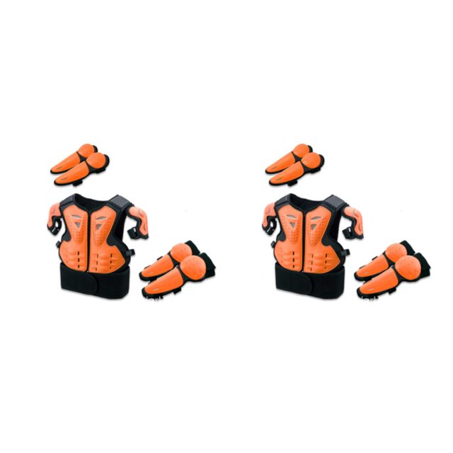 Toystoory Kid Full Body Armors Motocross Equipo de protección Traje Guardia Motocicleta Equipo Chaleco Codo Rodillera para Niños Niñas Type1 NO1