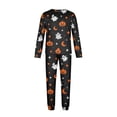 thumbnail image 6 of Halloween Family Pajamas Set with Moon Star Print, Breathable Long Sleeve Matching Halloween Pajamas for Whole Family, Classic Family Halloween Pajama Set Sleepwear, 6 of 6