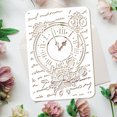 thumbnail image 3 of Floral Clock Stencil 8.3x11.7inch Plastic Reusable DIY Craft Stencil for Home Decor, 3 of 7