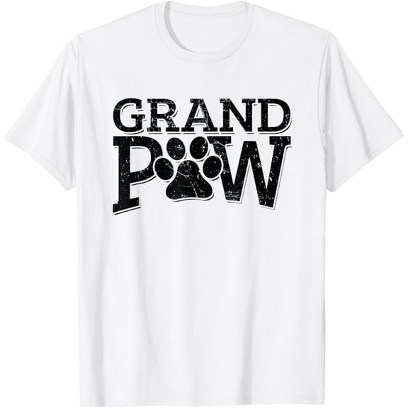 Grandpaw Dog Grandpa Shirts Grand Paw Gifts Mens Dad Father T-Shirt