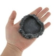 thumbnail image 4 of Plato de comida para reptiles Unique Bargains de resina, plato de comida para lagartos, tazón de agua para tortugas 3.54"x3.54"x0.98" Negro, Gris, 4 of 6