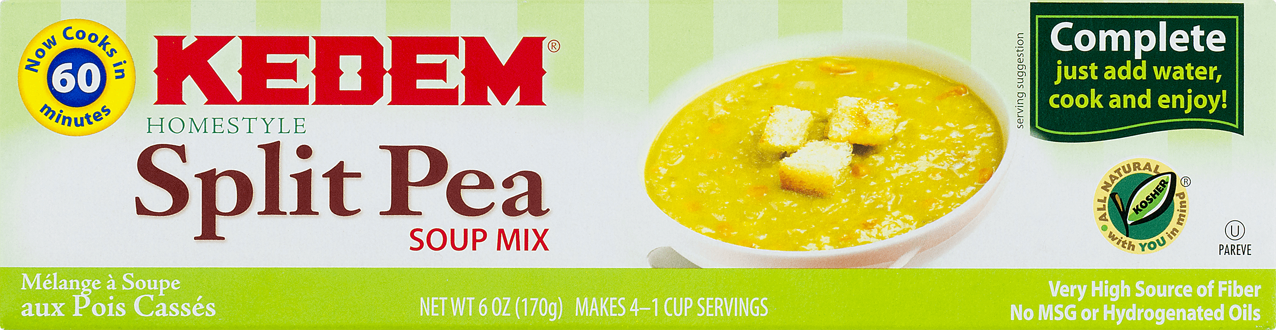 Kedem Split Pea Soup Mix 6 Oz Walmart Com