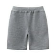thumbnail image 4 of GYRATEDREAM Toddler Baby Boy Shorts Knee Length Solid Color Cotton Shorts Casual Elastic Waist Jogger Shorts Pants,Size 4 Years, 4 of 8