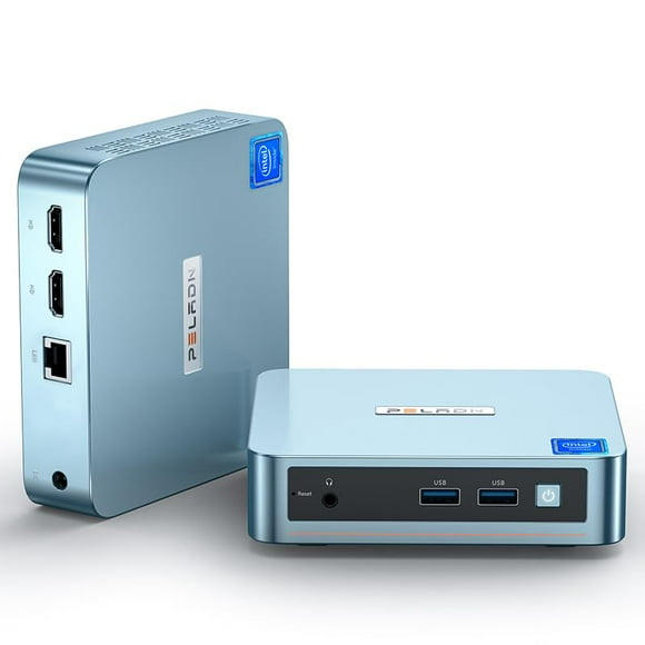 PELADN WI-4 Mini PC, Intel 11th Gen N5095(up to 2.9GHz) 16GB DDR4, 512GB SSD, Small Desktop PC with 4K HD, BT4.2, Dual HDMI Ports, 2.4G/5G WiFi, and Gigabit Ethernet Support