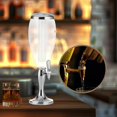 thumbnail image 2 of Bierturm Beverage Dispenser, 3L Capacity, Suitable for Various Occasions, Silver, 2 of 5
