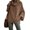 Camel L, variant on Women Knitting Tops Half High Collar Long Sleeve Solid Color Sweater Loose Fit Autumn Winter Pullover Tops