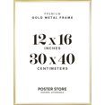 thumbnail image 1 of Poster Store Cadre Photo en Métal Doré 12x16, 1 of 5