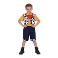thumbnail image 4 of 2026 New Halloween Toys Plaything Quest Cosplay Costume, Story Costume Cosplay Set Include Short Sleeve Shirt, Vest, Pants, Star Badge, Red Scarf, Halloween Outfits for 3-12 Years, 110(3-4 Years), 4 of 6