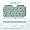 thumbnail image 3 of Bingfone Lemon Ice Cream Car Windshield Sunshade,Sun Foldable Sun Shield Sun Visor for Car - Medium, 3 of 8
