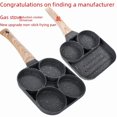 thumbnail image 1 of Multi-Functional 4-Cup Non-Stick Frying Pan with Flat Bottom for Even Heating – Perfect for Eggs, Burgers, Pancakes – Gas Stove Compatible, Stylish Design for Kitchen & Gifting, Export-Ready with, 1 of 5