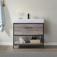 thumbnail image 5 of Miseno Mv701236-Nm Palma 36" Free Standing Single Basin Vanity Set - Mexican Oak, 5 of 5