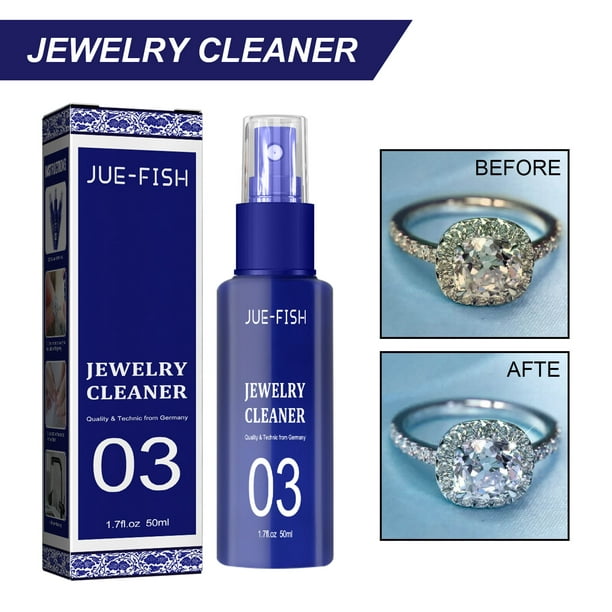 2 Pcs Jewelry Cleaner, Ultrasonic Jewelry Cleaner Solution - Jewelry  Cleaning Solution For Gold, Silver, Platinum Diamonds And Non-porous  Precious & S