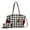 Red, variant on MKF Collection Karlee Vegan Leather Women's Tote Bag & Wristlet Wallet, Classy Shoulder Purse Handbag by Mia K - Mustard