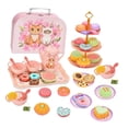 thumbnail image 1 of Juego de vajilla para fiesta de niñas, tazas de café, juguetes de cocina portátiles y de desarrollo, juego de simulación para el Día del Niño en edad, 1 of 8