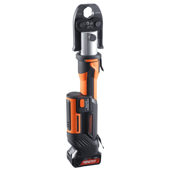 Pro Press Tool Kit - Battery Powered Pipe Crimper w/ 6 Jaws