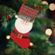 thumbnail image 4 of Ganfancp Medias de Navidad de Punto con Diseños de Papá Noel y Muñeco de Nieve Bolsas de Regalo Rojas Ideales para Colgar Del Árbol de Navidad Decoración Ofertas Del Día Sólo En Línea Medias de Navid, 4 of 7