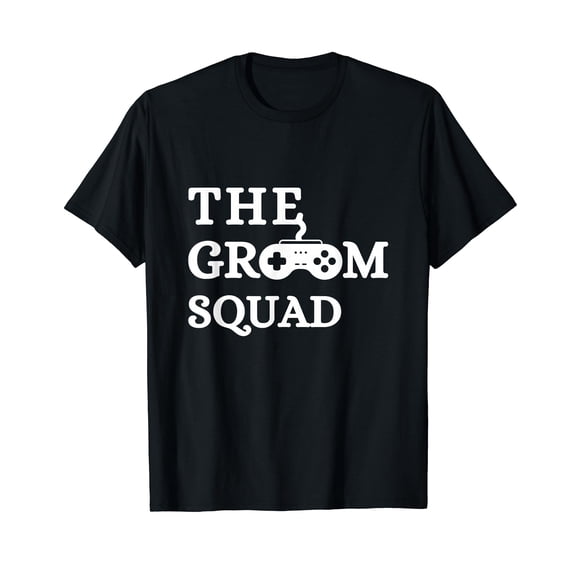 Groom Squad Wedding Bachelor Party Groomsmen Game Party T-Shirt