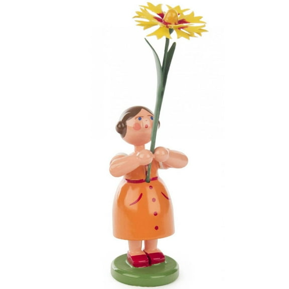 Alexander Taron 4.5" Dregeno Butter Flower Girl Easter Figurine