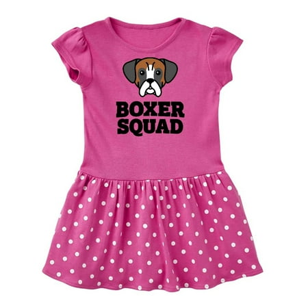 

Inktastic Dog Boxer Squad Gift Baby Girl Dress