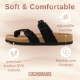 thumbnail image 4 of Cushionaire Women's Luna Cork Footbed Sandals with +Comfort, Wide Widths Available, 4 of 9