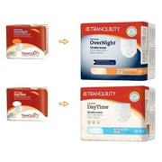 Tranquility Premium Overnight Adult Underwear, XX-Large, Heavy Absorbency, Breathable, 2 Bags of 12