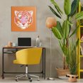 thumbnail image 3 of Stupell Industries Eclectic Fun Bold Orange Tiger Canvas Art, 24 x 24, by Karolina Sato, 3 of 8