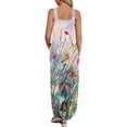 thumbnail image 3 of Sundresses for Femmes Sexy Femmes Summer Conception Robe Décontractée Progressive Sans Manches Suspendu Cou V-Cou Longues Robes de Plage for Femmes sur Clearance, 3 of 5