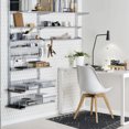 thumbnail image 5 of MOROCCAN DIAMOND CHARCOAL Office Mat By Kavka Designs, 5 of 5