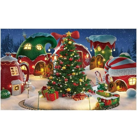 JOYWEI5x3FT Cartoon Christmas Village Photography Backdrop Winter Snow Pine Tree Background Xmas Fairy Tale Animated Kid Party Photo Booth Banner Supplies | Walmart Canada JOYWEI5x3FT Cartoon Christmas Village Photography Backdrop Winter Snow Pine Tree Background Xmas Fairy Tale Animated Kid Party Photo Booth Banner Supplies | Walmart Canada