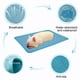 thumbnail image 5 of Esterilla refrescante de seda para mascotas con base antideslizante, 60 x 45 cm, para interior y exterior, portátil, plegable, transpirable y fácil de limpiar para mayor comodidad en verano., 5 of 6