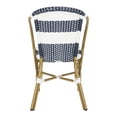 thumbnail image 6 of Safavieh Sarita Outdoor Striped Side Chair, Set of 2 - Navy/White, 6 of 9