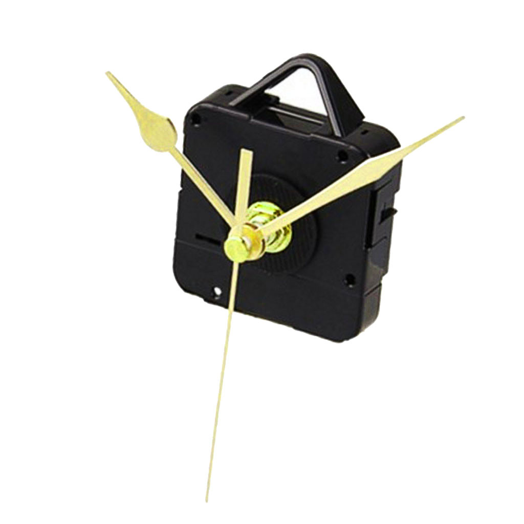 quartz gold clock movement mechanism hands diy repair replacement alarm ...