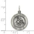 thumbnail image 3 of Sterling Silver Antiqued Saint George Medal, 3 of 3