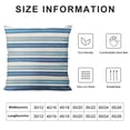 thumbnail image 6 of Acheng  Decorative Throw Pillow Cases Cushion Covers Soft Textured for Bedroom Navy Blue 2 Piece 12x12in, 6 of 6