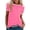 RD1, variant on Women's T-Shirt Ringer Contrast Crew Neck Short Sleeve Tee Leisure Casual Top