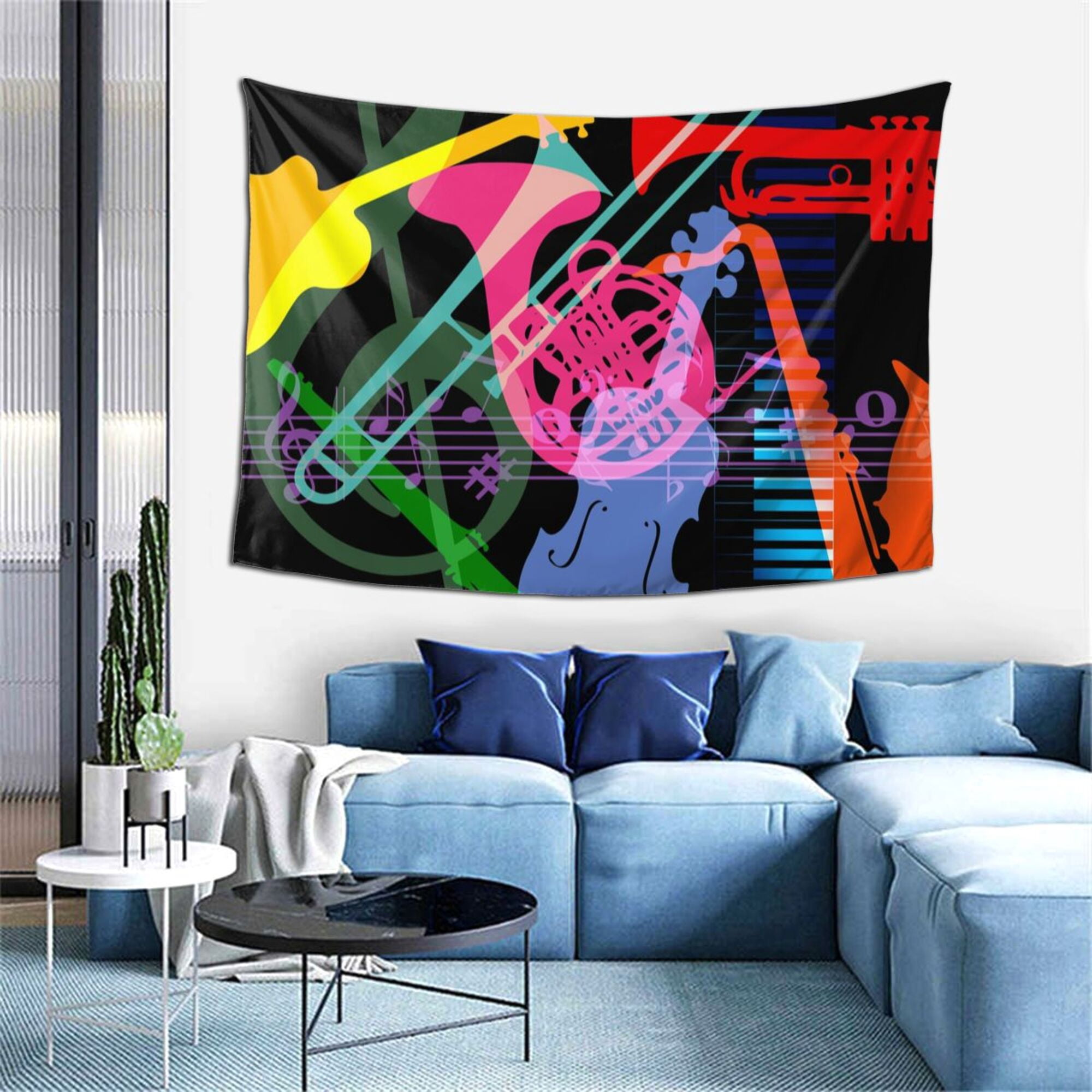 ZICANCN Clef Keyboard Keys Fantasy Wall Decor Tapestry , Room-Bedroom ...