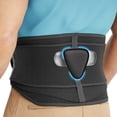 thumbnail image 1 of Faja lumbar Modvel para aliviar el dolor lumbar con 6 varillas, cinturón de soporte transpirable para hombres y mujeres en el trabajo, cinturón de soporte lumbar antideslizante con malla de 16 orifici, 1 of 1