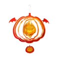 thumbnail image 2 of Carillón de Cabaza de material acero Inoxidable 3D, Adorno Colgante de Carillón Giratorio para Jardín, Patio, Adornos Interiores, Regalos CUTICAT Campanilla de viento de calabaza, 2 of 8