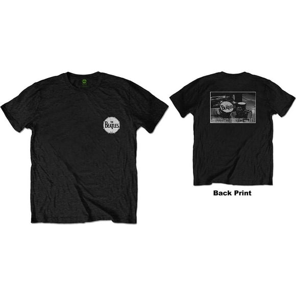 The Beatles Unisex T-Shirt Washington Coliseum (Back Print)