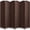 Brown, variant on Sorbus 8-Panel Folding Room Divider, Beige Mesh Hand-Woven Privacy Screen, 128" W x 69" H
