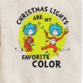 thumbnail image 3 of The Cat in the Hat - Christmas Lights Are My Favorite Color - Toddler And Youth Crewneck Fleece Sweatshirt, 3 of 5