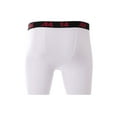thumbnail image 2 of Men's 8" Compression Short - WHITE - M, 2 of 3