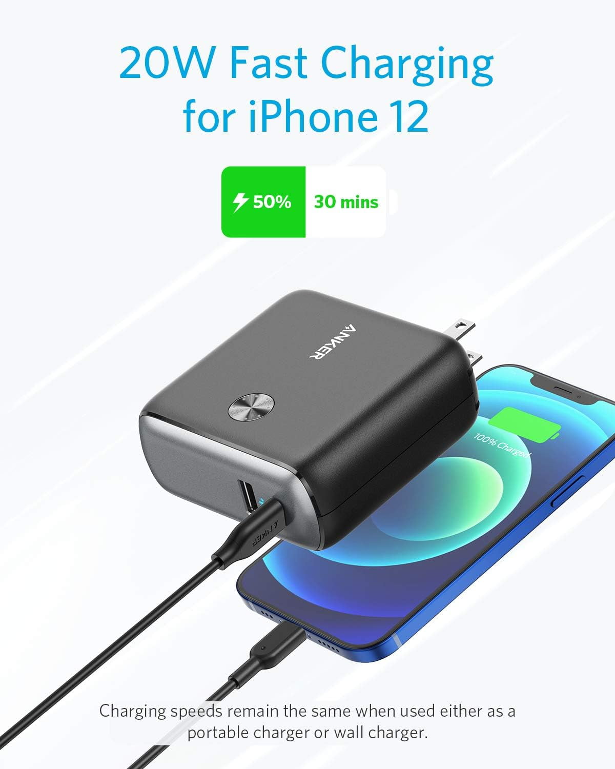 新商品 新品未開封 ANKER PowerCore Fusion 10000 Anker PowerCore Fusion 10000, 20W USB-C Portable Charger